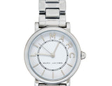 Marc Jacobs Roxy White Dial Silver Steel Strap Watch for Women - MJ3525