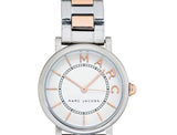 Marc Jacobs Roxy Silver Dial Two Tone Stainless Steel Strap Watch for Women - MJ3551