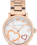 Buy Shop Marc Jacobs Classic White Dial Rose Gold Steel Strap Watch for Women - MJ3592 USA Online