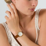 Buy Shop Marc Jacobs Baker White Dial Brown Leather Strap Watch for Women - MBM1270 USA Online