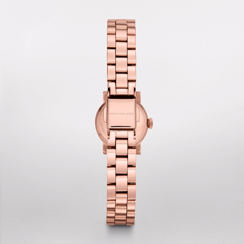 Buy Shop Marc Jacobs Amy White Dial Rose Gold Steel Strap Watch for Women - MBM3227 USA Online