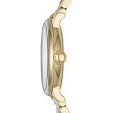 Buy Shop Marc Jacobs Baker Grey Dial Gold Steel Strap Watch for Women - MBM3281 USA Online
