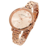 Buy Shop Marc Jacobs Sally Rose Gold Dial Rose Gold Steel Strap Watch for Women - MBM3364 USA Online