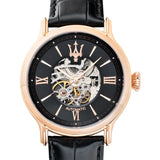 Buy Shop Maserati Epoca Automatic Skeleton Mechanical Black Watch For Men - R8821118001 USA Online