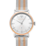Buy Shop Maserati Epoca Silver Dial Two Tone Mesh Bracelet Watch For Men - R8853118005 USA Online