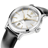 Buy Shop Maserati Epoca White Dial Black Leather Strap Watch For Men - R8851118002 USA Online