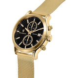 Buy Shop Maserati Epoca 42mm Black Dial Gold Mesh Bracelet Watch For Men - R8873618007 USA Online