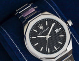 Buy Shop Maserati Stile Analog Black Dial Silver Steel Strap Watch For Men - R8853142003 USA Online