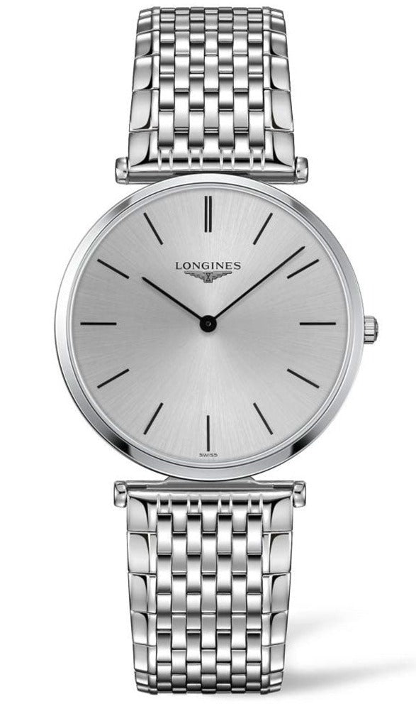 Buy Shop Longines La Grande Classique De Longines Silver Dial Silver Steel Strap Watch for Women - L4.755.4.72.6 USA Online