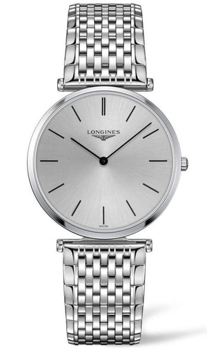 Buy Shop Longines La Grande Classique De Longines Silver Dial Silver Steel Strap Watch for Women - L4.755.4.72.6 USA Online