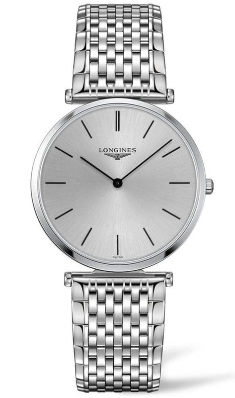 Buy Shop Longines La Grande Classique De Longines Silver Dial Silver Steel Strap Watch for Women - L4.755.4.72.6 USA Online