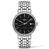 Buy Shop Longines Presence 38.5mm Automatic Stainless Steel Watch for Men - L4.921.4.52.6 USA Online