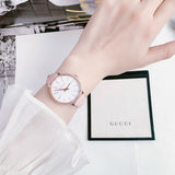 Buy Shop Michael Kors Pyper Analog White Dial Pink Leather Strap Watch For Women - MK2803 USA Online