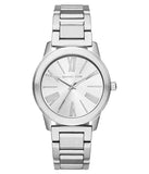 Buy Shop Michael Kors Hartman Quartz Silver Dial Silver Steel Strap Watch For Women - MK3489 USA Online