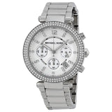 Buy Shop Michael Kors Parker Silver Dial Silver Steel Strap Watch for Women - MK5353 USA Online