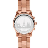 Buy Shop Michael Kors Paris Limited Edition Rose Gold Dial Steel Strap Watch for Women - MK5716 USA Online