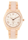 Buy Shop Michael Kors Bryn Rose Gold Dial Two Tone Steel Strap Watch for Women - MK6135 USA Online