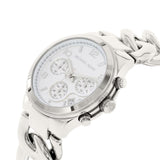 Buy Shop Michael Kors Runway Twist Silver Dial Silver Stainless Steel Strap Watch for Women - MK3149 USA Online