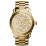 Buy Shop Michael Kors Runway Gold Dial Gold Steel Strap Watch for Women - MK5706 USA Online
