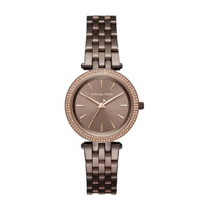 Buy Shop Michael Kors Darci Quartz Brown Dial Brown Steel Strap Watch For Women - MK3553 USA Online