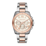 Buy Shop Michael Kors Brecken Chronograph White Dial Two Tone Steel Strap Watch For Women - MK6368 USA Online