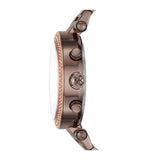 Buy Shop Michael Kors Parker Analog Quartz Brown Dial Brown Steel Strap Watch For Women - MK6378 USA Online