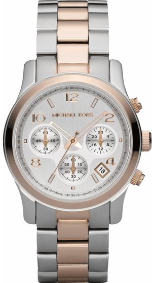 Buy Shop Michael Kors Runway Silver Dial Two Tone Steel Strap Watch for Women - MK5315 USA Online