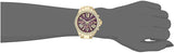 Michael Kors Wren Purple Dial Gold Steel Strap Watch for Women - MK6290