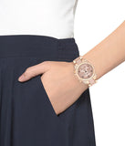 Buy Shop Michael Kors Blair Chronograph Rose Gold Dial Two Tone Steel Strap Watch for Women - MK5943 USA Online