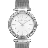 Buy Shop Michael Kors Darci Silver Dial Silver Mesh Bracelet Watch for Women - MK3367 USA Online