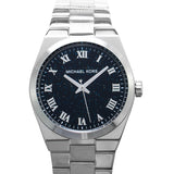 Buy Shop Michael Kors Channing Midnight Blue Dial Silver Steel Strap Watch for Women - MK6113 USA Online