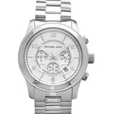 Buy Shop Michael Kors Runway Silver Dial Silver Steel Strap Watch for Men- MK8086 USA Online