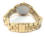 Buy Shop Michael Kors Mini Runway Slim Gold Dial Gold Steel Strap Watch for Women - MK3512 USA Online