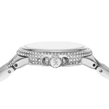 Buy Shop Michael Kors Camille Pave Crystals Silver Dial Silver Steel Strap Watch for Women - MK4804 USA Online