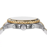 Buy Shop Michael Kors Everest Chronograph Black Dial Two Tone Steel Strap Watch For Women - MK7209 USA Online