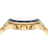 Buy Shop Michael Kors Everest Chronograph Blue Dial Two Tone Steel Strap Watch For Men - MK8978 USA Online