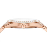 Buy Shop Michael Kors Harlowe Rose Gold Dial Rose Gold Steel Strap Watch For Women - MK4710 USA Online