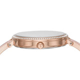Buy Shop Michael Kors Jaryn Analog Rose Gold Dial Pink Steel Strap Watch For Women - MK4545 USA Online