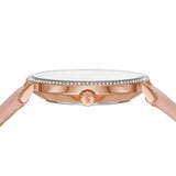 Buy Shop Michael Kors Pyper Analog White Dial Pink Leather Strap Watch For Women - MK2803 USA Online