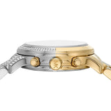 Buy Shop Michael Kors Runway Chronograph Gold Dial Two Tone Steel Strap Watch For Women - MK7329 USA Online