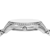 Buy Shop Michael Kors Sage Three-Hand Mother of Pearl White Dial Silver Steel Strap Watch for Women - MK4824 USA Online