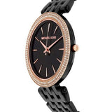 Buy Shop Michael Kors Darci Black Dial Black Steel Strap Watch for Women - MK3407 USA Online
