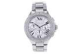 Buy Shop Michael Kors Camille Silver Dial Silver Steel Strap Watch for Women - MK5634 USA Online