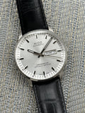 Buy Shop Mido Comander II Automatic Chronometer Silver Dial Black Leather Strap Watch For Men - M021.431.16.031.00 USA Online
