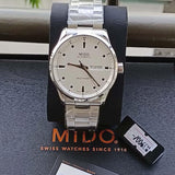 Buy Shop Mido Multifort Automatic Silver Dial Silver Steel Strap Watch For Men - M005.430.11.031.80 USA Online