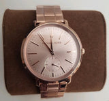 Buy Shop Michael Kors Jaryn Quartz Rose Gold Dial Rose Gold Steel Strap Watch For Women - MK3501 USA Online
