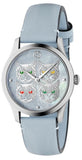 Buy Shop Gucci G Timeless Quartz Mother of Pearl Dial Blue Leather Strap Watch For Women - YA1264124 USA Online
