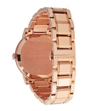 Buy Shop Burberry The City White Dial Rose Gold Steel Strap Watch for Women - BU9004 USA Online