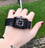 Buy Shop Guess Highline Black Dial Black Mesh Bracelet Watch for Women - W0826L4 USA Online