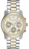 Buy Shop Michael Kors Runway Gold Dial Two Tone Steel Strap Watch for Women - MK5137 USA Online